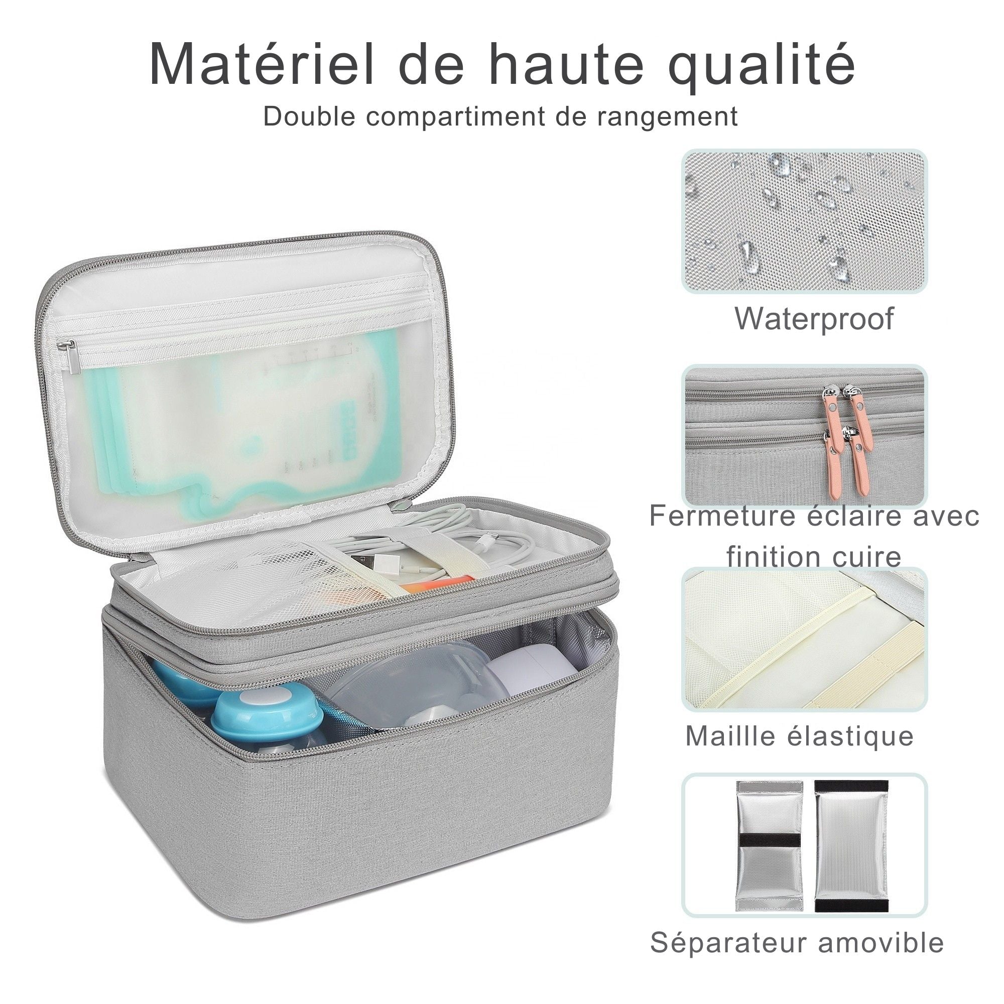 Sac isotherme  de transport du lait