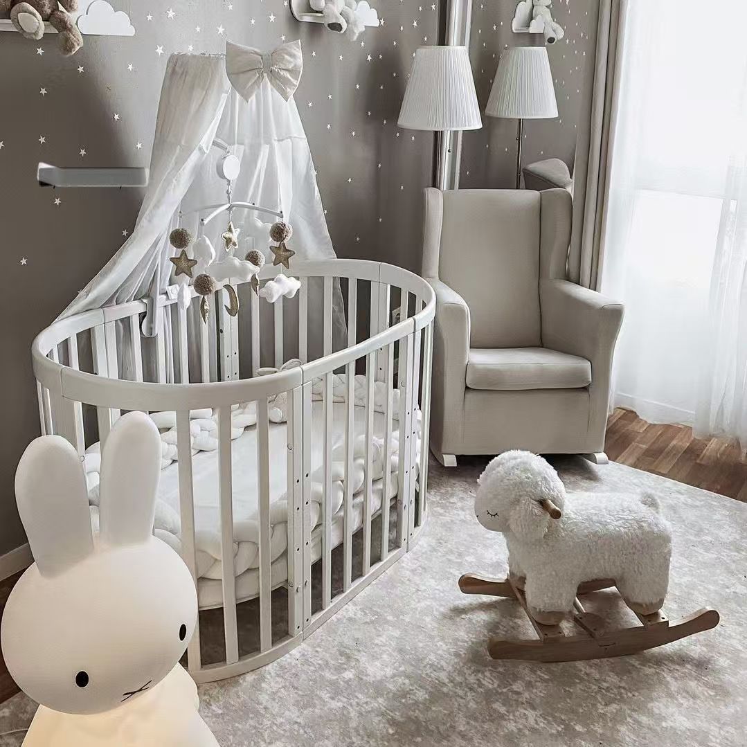 Lit bébé évolutif oval
