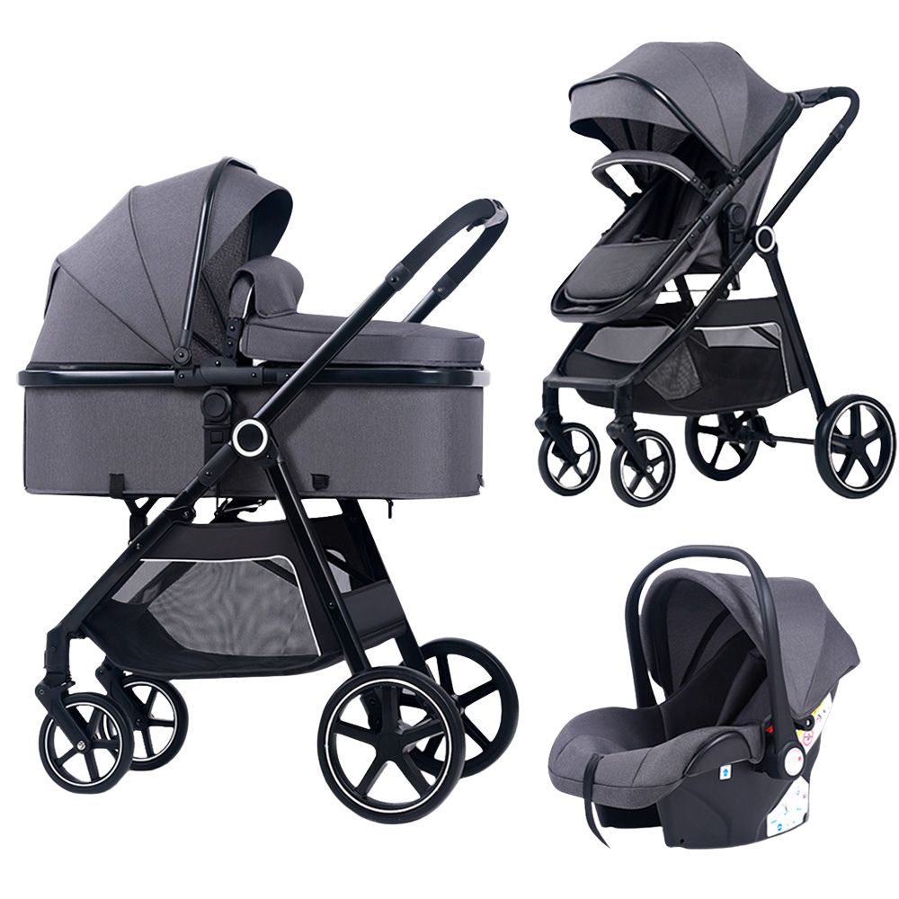 Poussette 3 en 1 et siège auto